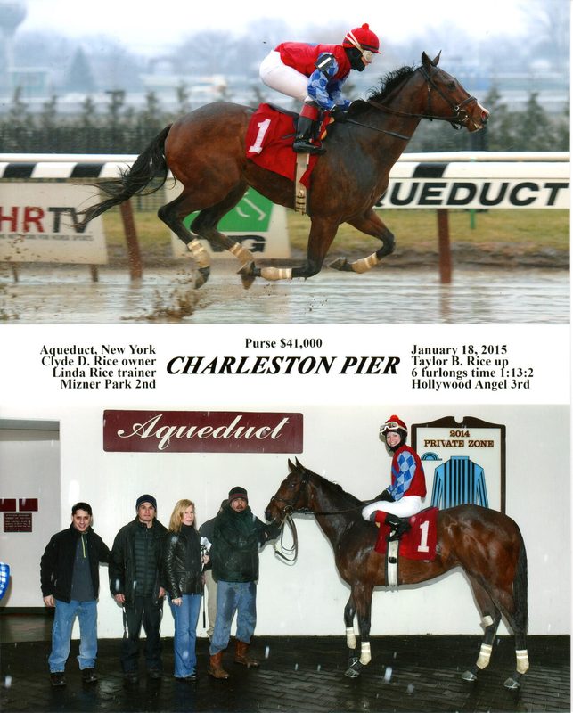 Winner’s circle photo: Charleston Pier, Jan 18, 2015