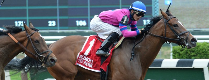 La Verdad Wins the Grade 3 Vagrancy at Belmont Park on May 16, 2015